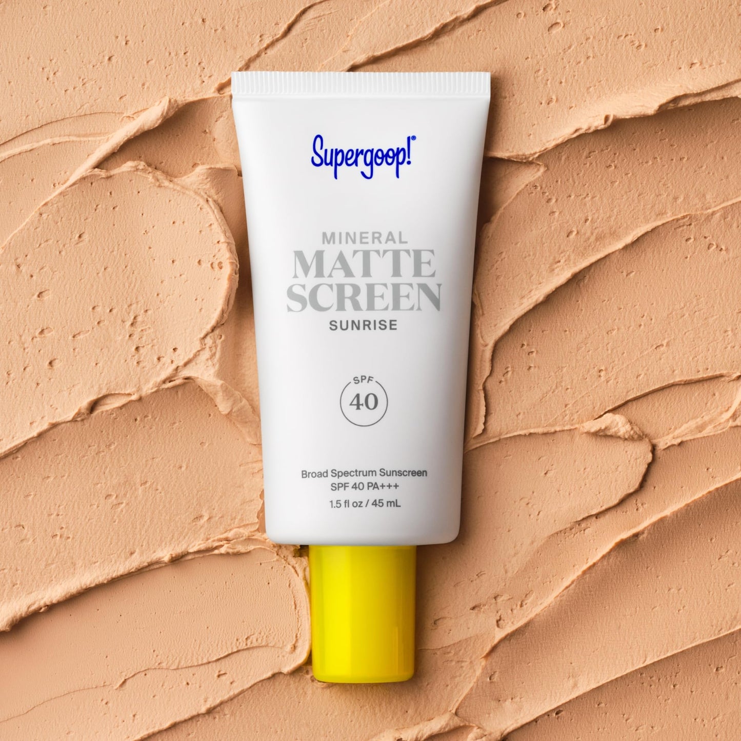 Supergoop! Mineral Mattescreen (SPF 40) - 45 mL - Mineral, Oil-Free Broad Spectrum Sunscreen - Smooths Skin’s Appearance - Maple Wellness Supplements