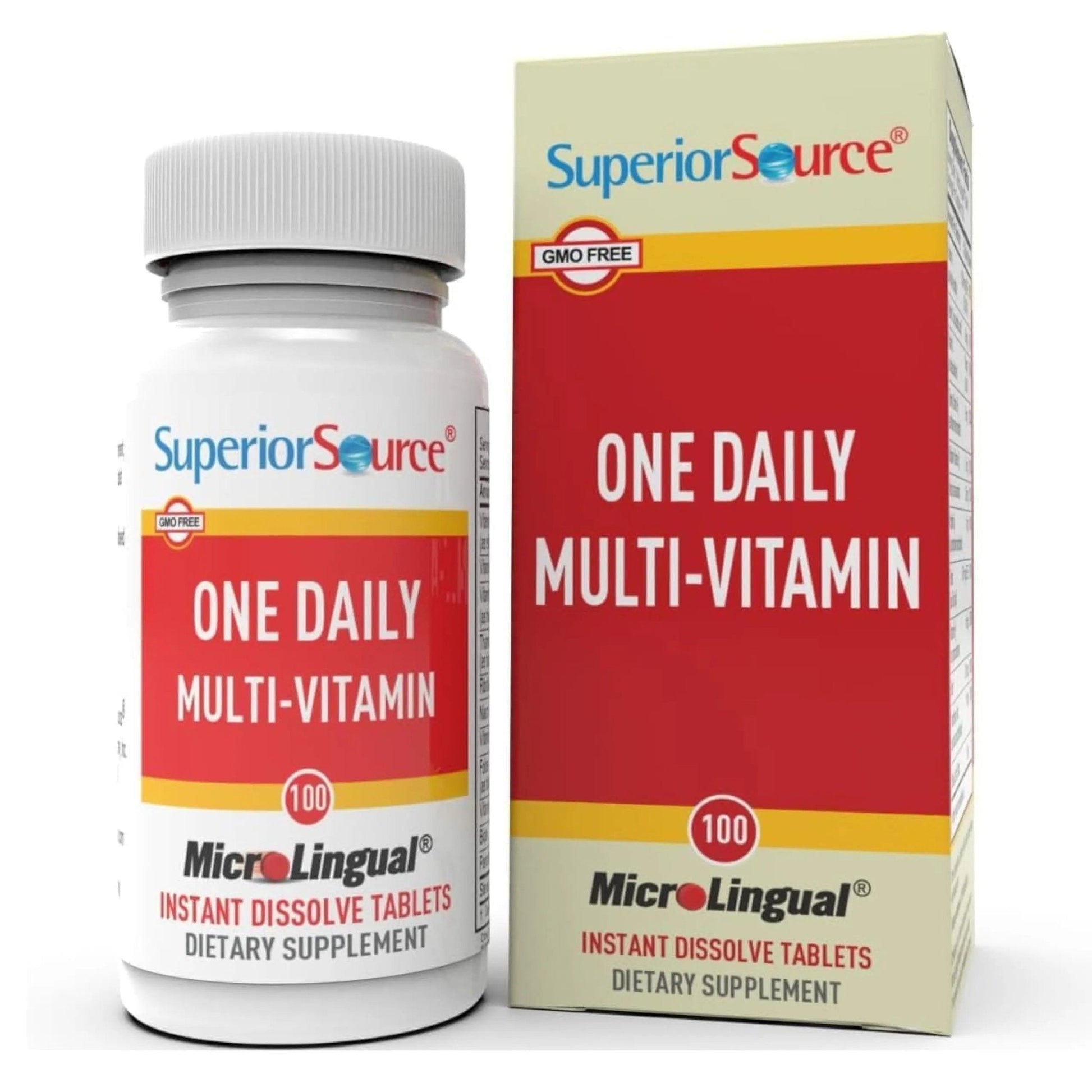 Superior Source One Daily Multi-Vitamin - Daily Supplement Supports Bone Strength, Immune System Function & More - Maple Wellness Supplements