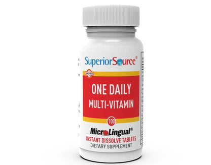 Superior Source One Daily Multi-Vitamin - Daily Supplement Supports Bone Strength, Immune System Function & More - Maple Wellness Supplements