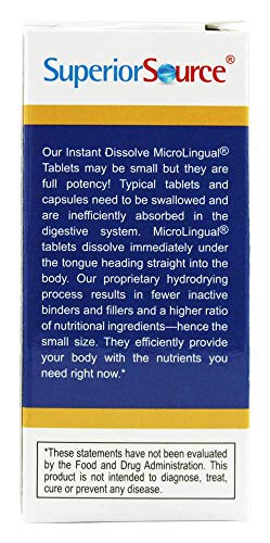 Superior Source Vitamin K2 MK-7 (Menaquinone-7), 100 mcg, Quick Dissolve MicroLignual - Maple Wellness Supplements