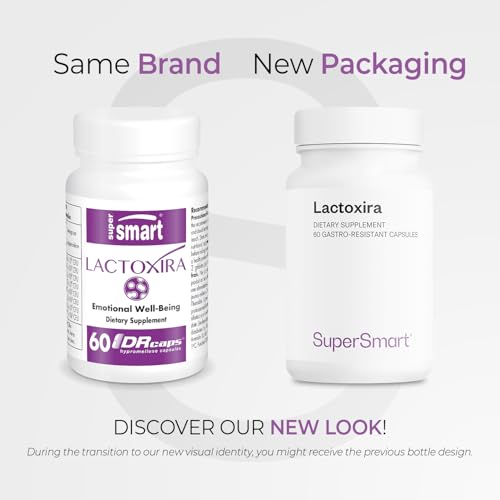 Supersmart - Lactoxira (High Potency) - 8-in-1 Probiotic Complex Supplement - Advanced Formula for Women & Men - with Lactobacillus Casei, Brevis | Non-GMO & Gluten Free - 60 DR Capsules - Maple Wellness Supplements