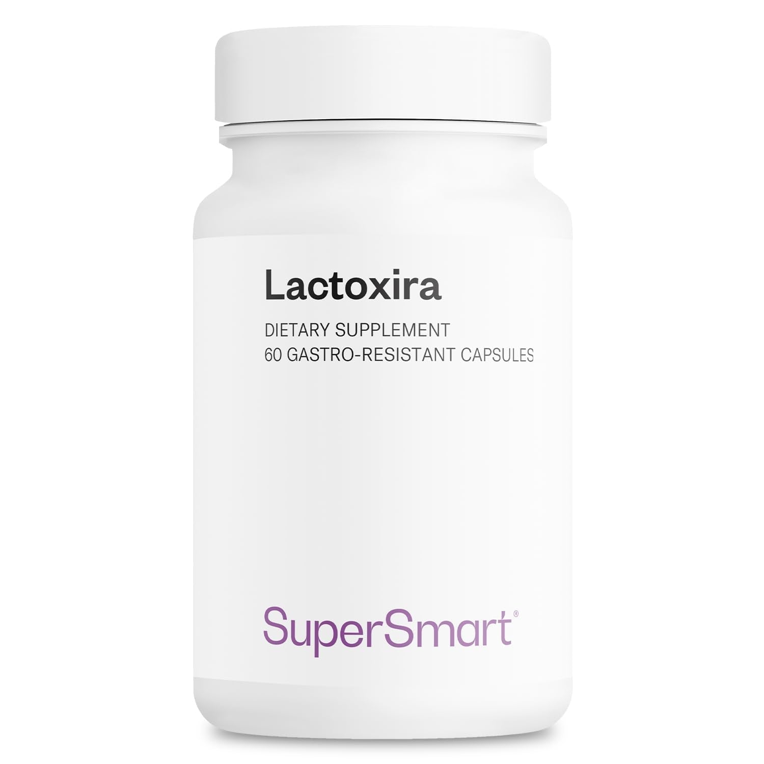 Supersmart - Lactoxira (High Potency) - 8-in-1 Probiotic Complex Supplement - Advanced Formula for Women & Men - with Lactobacillus Casei, Brevis | Non-GMO & Gluten Free - 60 DR Capsules - Maple Wellness Supplements
