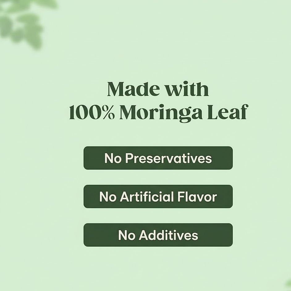 supplefoods Organic Moringa Powder 200 g / 7.05 oz | 100% Natural Green Superfood | Assists Digestion & Daily Detox | Finely Milled Moringa Leaf Powder | USDA Certified Organic Dietary Supplement - Maple Wellness Supplements