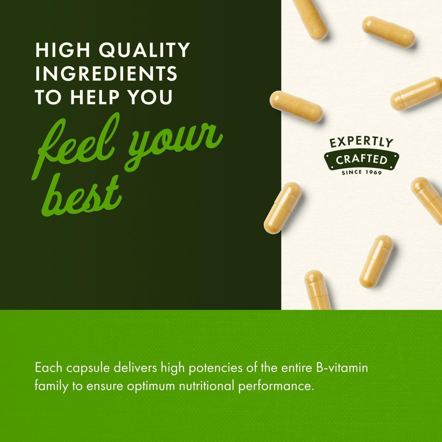 Swanson Balance B-50 High-Potency B Vitamin Complex for Busy Adults Seeking Immune, Heart, and Nervous System Support (250 Capsules) - Maple Wellness Supplements