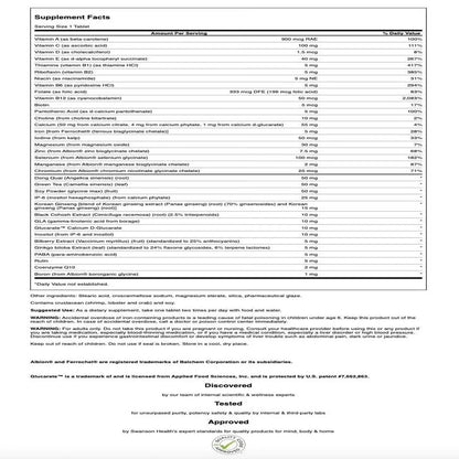 Swanson Multi Women's Prime Multivitamin Multimineral Energy Immune Hormone Balance Wellbeing Health Supplement 90 Tablets (Tabs) - Maple Wellness Supplements