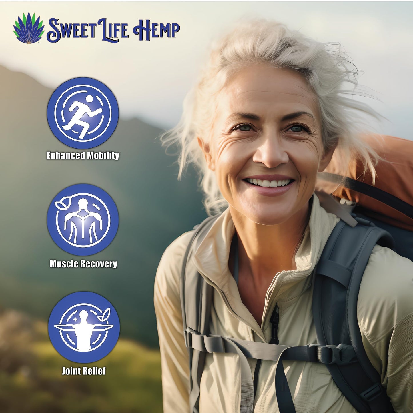 Sweet Life | Hemp Salve Stick | 2000mg | Small Business | Organic | Body Balm | Muscle Comfort - Maple Wellness Supplements