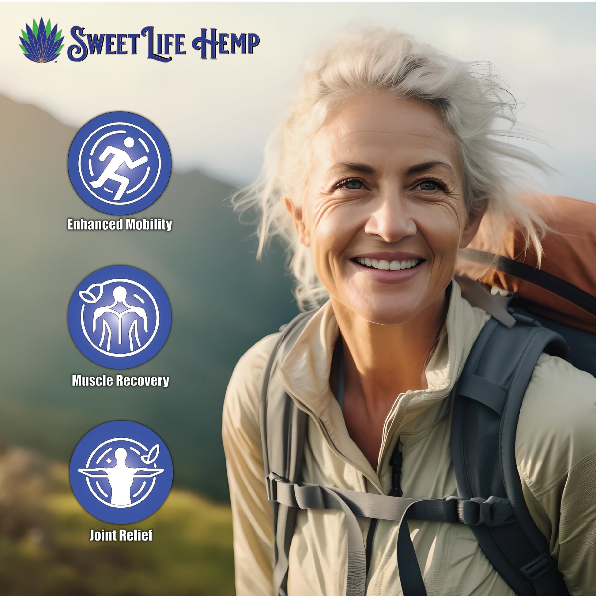 Sweet Life | Hemp Salve Stick | 2000mg | Small Business | Organic | Body Balm | Muscle Comfort - Maple Wellness Supplements