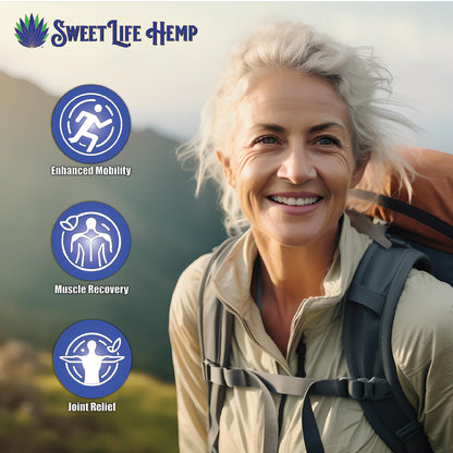Sweet Life | Hemp Salve Stick | 2000mg | Small Business | Organic | Body Balm | Muscle Comfort - Maple Wellness Supplements