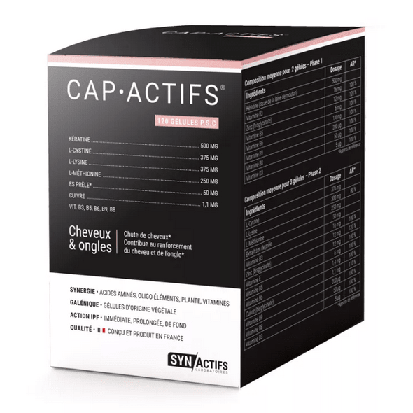 Synactifs CapActifs Hair & Nails 120 capsules - Maple Wellness Supplements