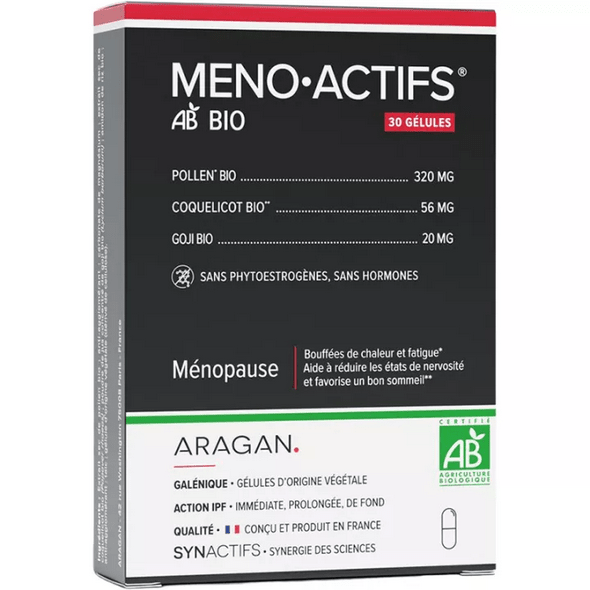 Synactifs MenoActifs Bio Menopause 30 capsules - Maple Wellness Supplements