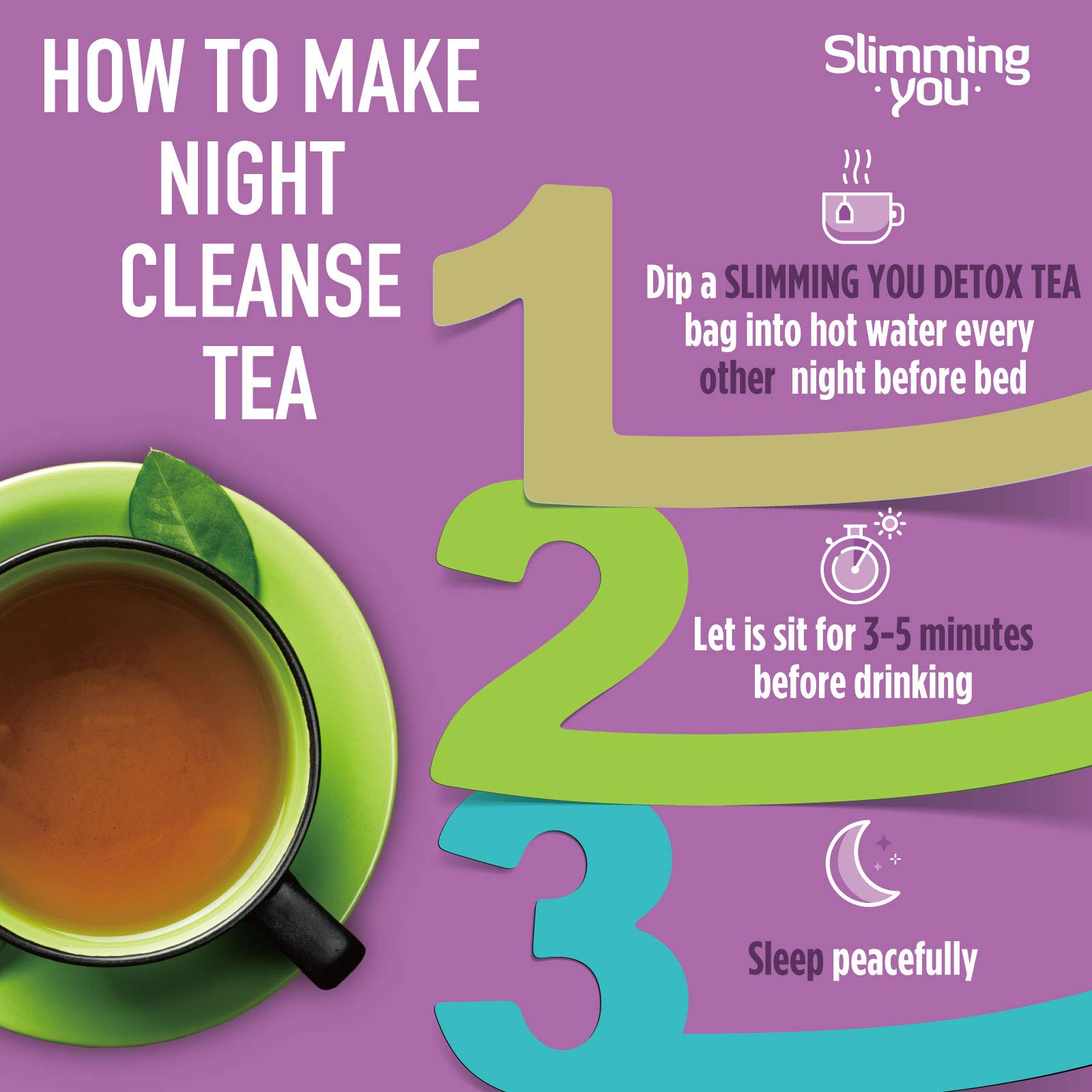 TAOISTEA 14 Day Detox Tea for Weight Loss, Body Cleanse, Metabolism Boost - Morning - Maple Wellness Supplements