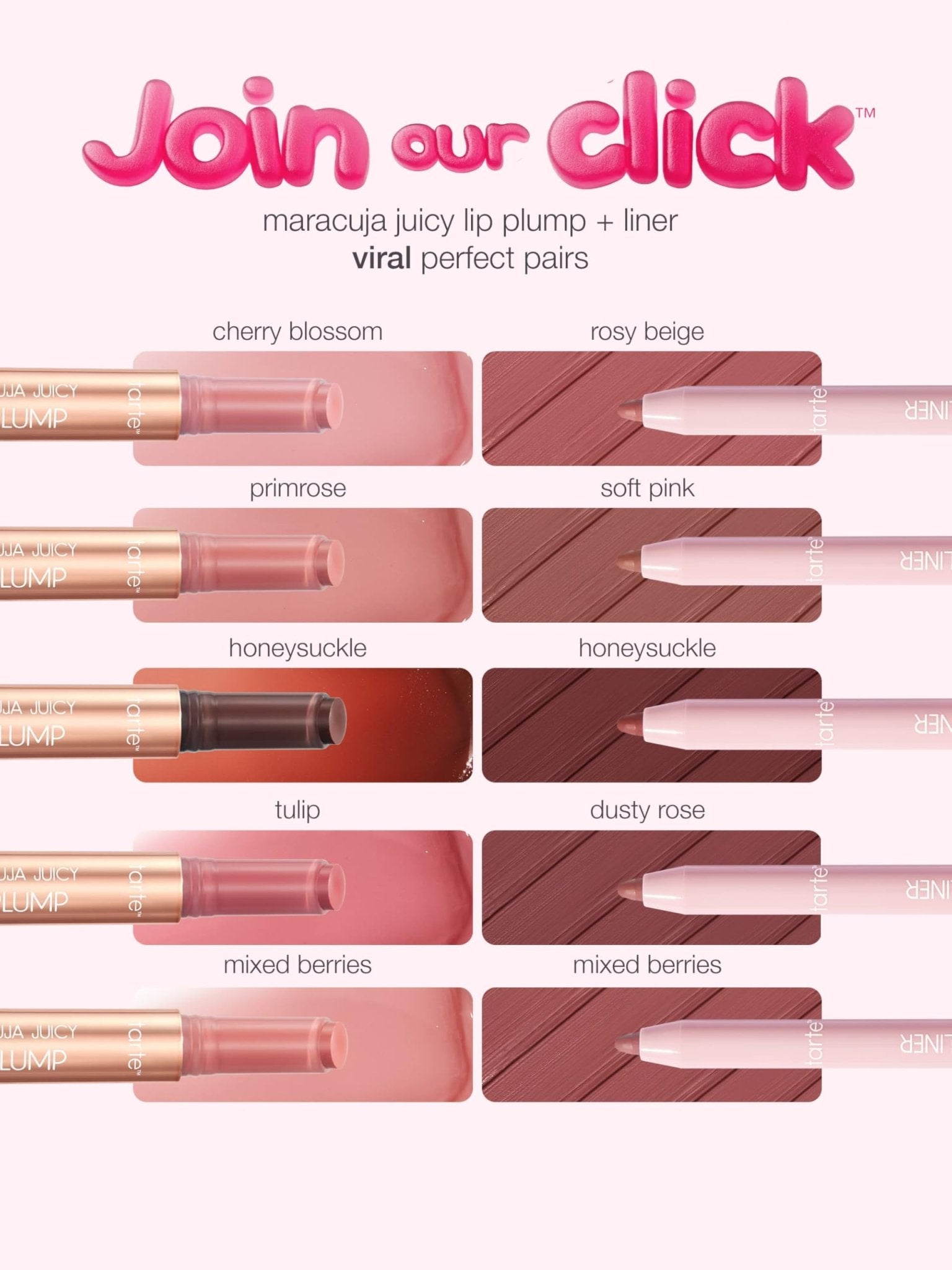 tarte maracuja juicy lip plump – Hydrating & Volumizing Lip Plumper Gloss Balm with Nourishing Hyaluronic Acid, Plumps & Moisturizes, Vegan & Cruelty-Free, full size, cherry blossom - Maple Wellness Supplements