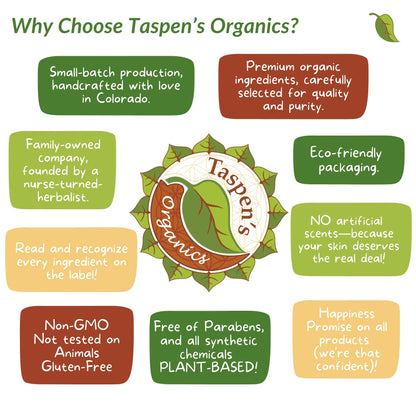 Taspen’s Organics Magnesium No More Aches Cooling Cream – Topical Magnesium Cream for Muscle Relief, Sore Muscles & Post-Workout Recovery with Arnica, Herbs & Essential Oils - Maple Wellness Supplements