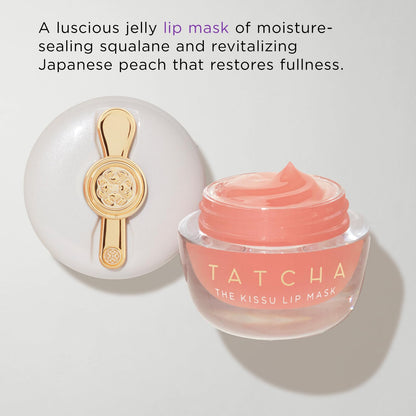 Tatcha Kissu Lip Mask | Overnight Lip Mask, Visibly Plumps and Softens for Lush Lips, 9.0 G | 0.32 oz - Maple Wellness Supplements