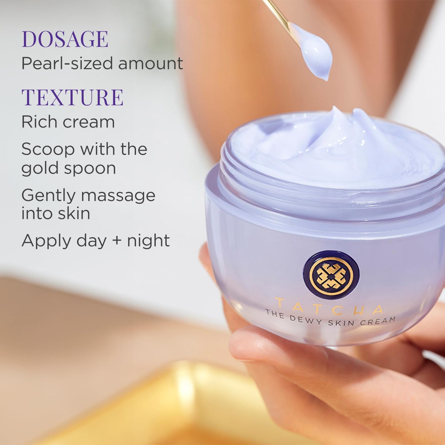 TATCHA The Dewy Skin Cream | Rich Face Cream to Hydrate, Plump and Protect Dry and Combo Skin, 50 ml | 1.7 oz - Maple Wellness Supplements