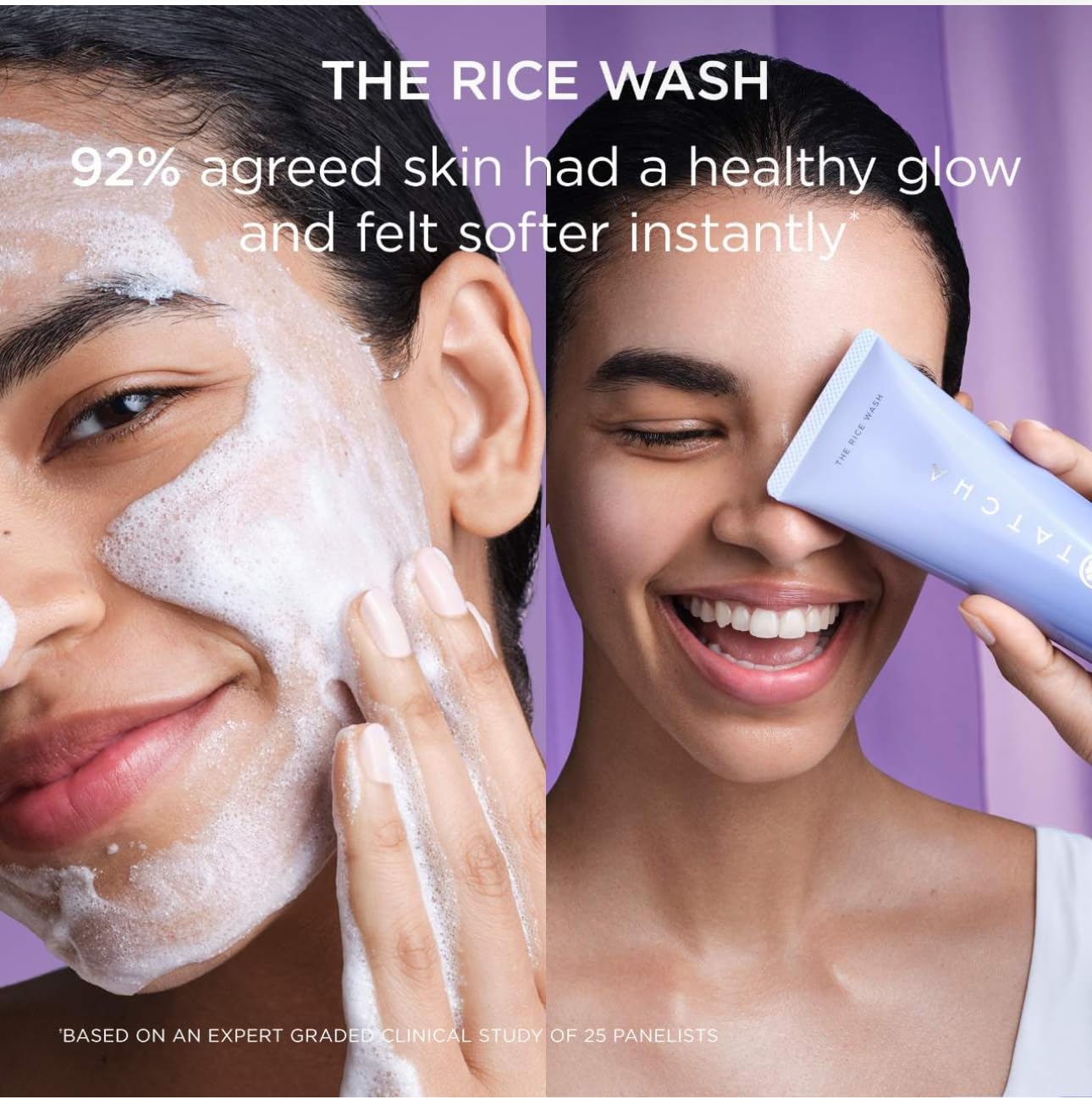 TATCHA The Rice Wash | Soft Cream Facial Cleanser Washes Away Buildup Without Stripping Skin For A Soft, Luminous Complexion | 4 oz - Maple Wellness Supplements
