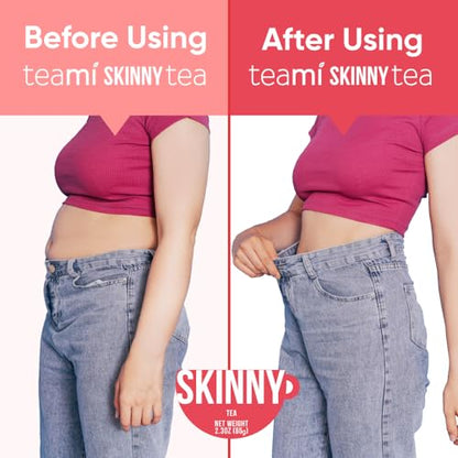 Teami Skinny Tea Supports Slimming and Colon Cleanse - Natural Detox Tea Helps - Maple Wellness Supplements