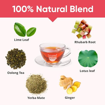 Teami Skinny Tea Supports Slimming and Colon Cleanse - Natural Detox Tea Helps - Maple Wellness Supplements