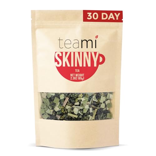Teami Skinny Tea Supports Slimming and Colon Cleanse - Natural Detox Tea Helps - Maple Wellness Supplements