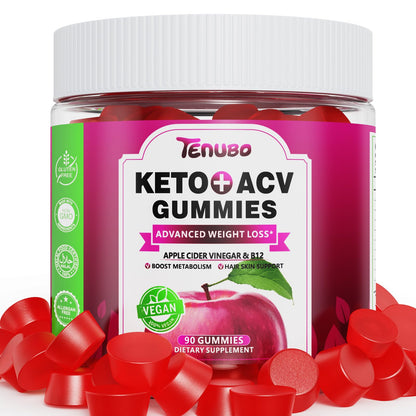 Tenubo Keto ACV Gummies Advanced Weight Loss - 90 Count Speedy Keto Acv - Maple Wellness Supplements