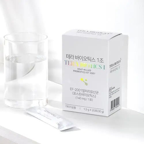 Terabiotics® 1 Trillion Postbiotic Stick – 2-Month Supply (60 Sticks / 20 per Box × 3 Boxes) – Heat-Treated EF-2001, Shelf-Stable, No Refrigeration Needed (20) - Maple Wellness Supplements