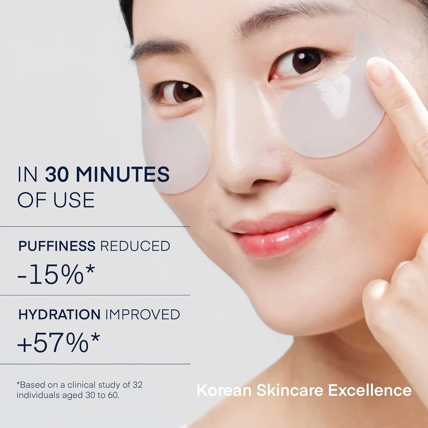 Terez & Honor Under Eye Patches for Dark Circles - 60 Korean Hydrogel Masks for Puffiness - Maple Wellness Supplements