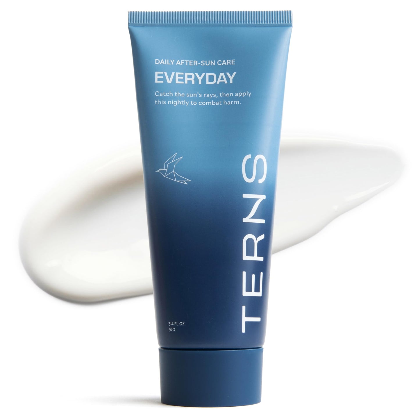 TERNS Everyday Advanced Moisturizer for Face & Body, Daily Skin Care Lotion for Men & Women, Marine Bioactive Skin Cream, Supports Firmness & Hydration, Travel Friendly, Natural Fragrance, 3.4 Oz - Maple Wellness Supplements