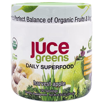 Terra Kai Organics JUCE Green Superfood Powder, Organic Fruits and Veggies Supplement - Maple Wellness Supplements