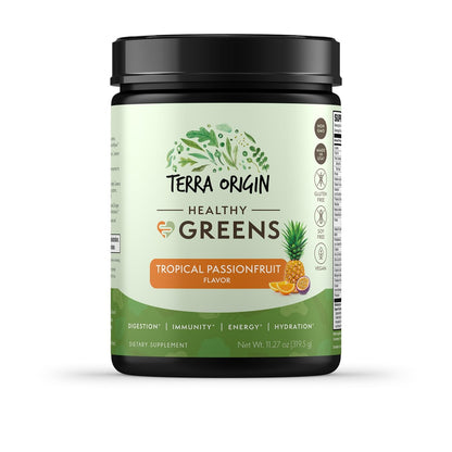 TERRA ORIGIN Healthy Greens Powder Supplement | Superfood Digestive Enzyme & Probiotic Blends | Immune, Gut, and Digestive Support for Women - Maple Wellness Supplements