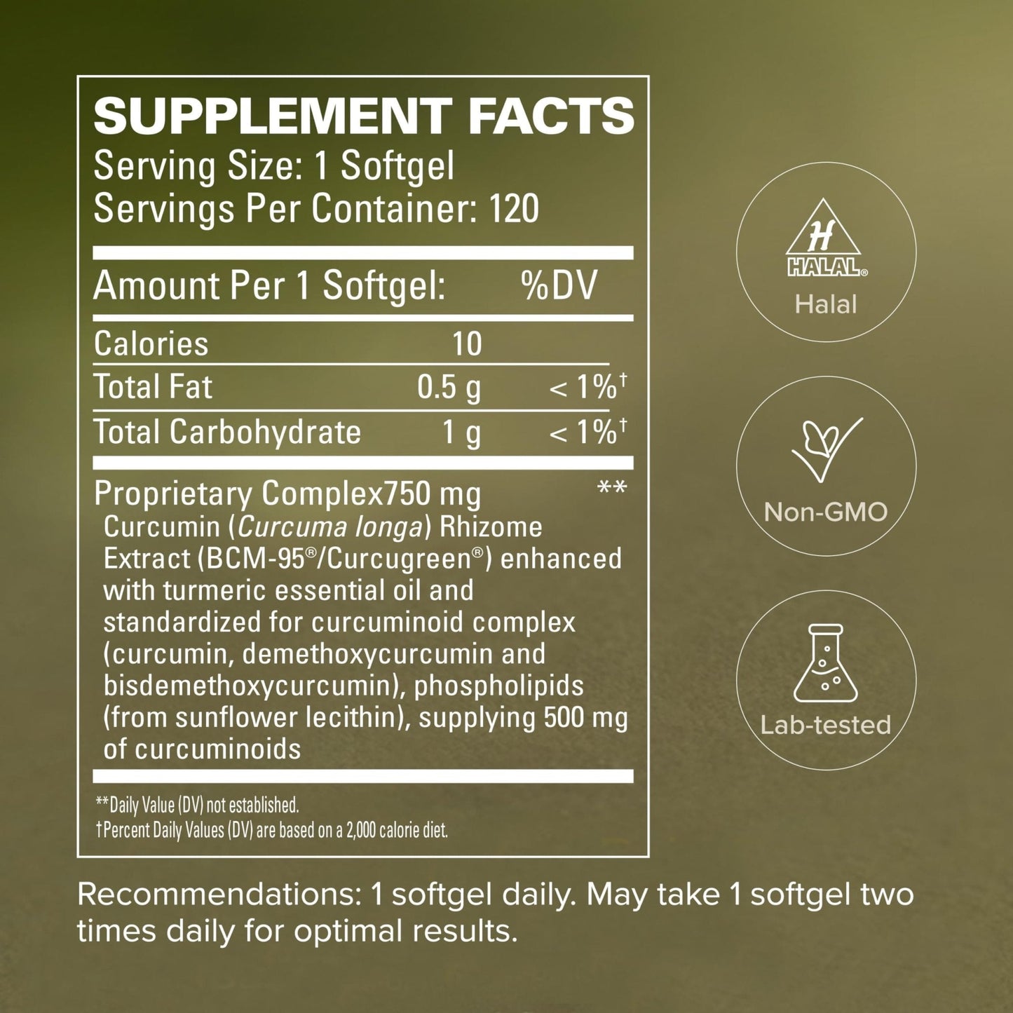 Terry Naturally CuraMed 750 mg - Antioxidant Supplement for Brain & Heart Health Support - Supplement with High-Potency Curcumin Complex - Kidney, Liver - Maple Wellness Supplements