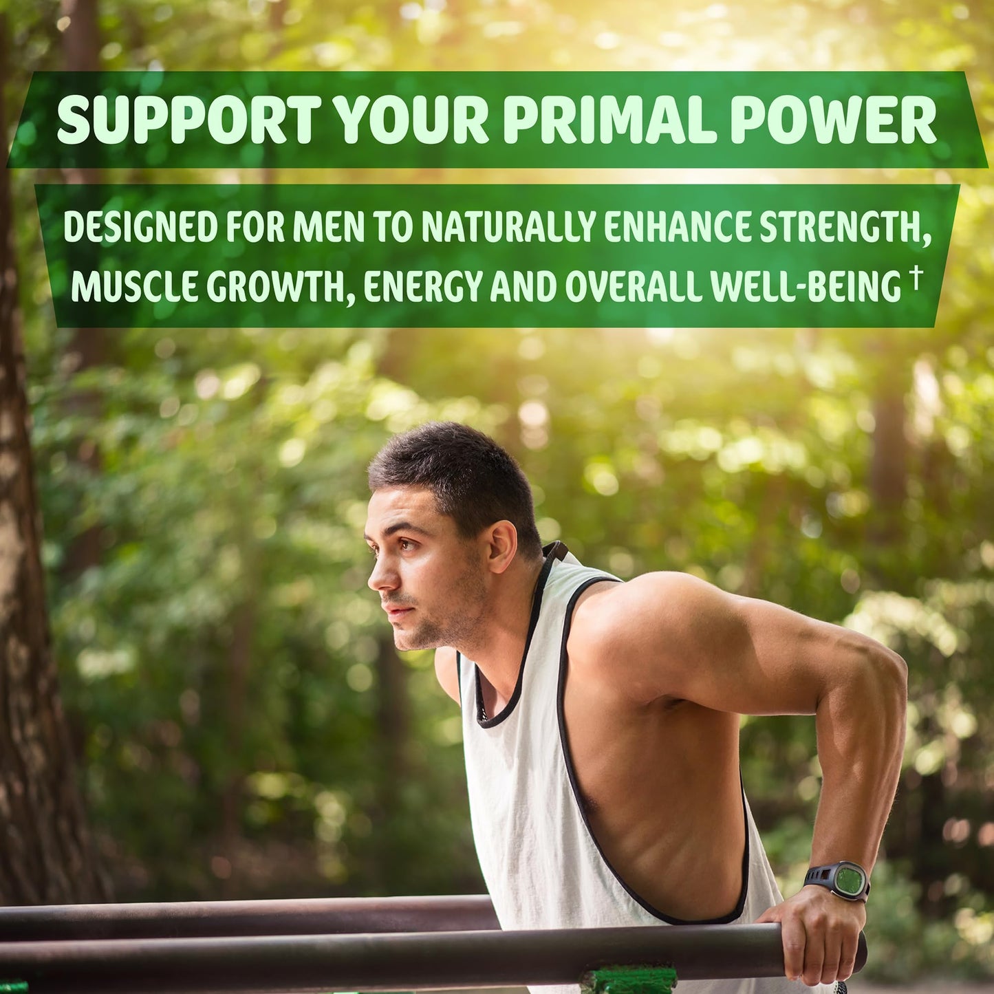 Testosterone Booster Supplement for Men - Male Enhancing Test Boost - Ashwagandha, L-Arginine, Tongkat Ali, Tribulus + More - Workout, Build Muscle, Strength, Energy & Performance - 2 Month Supply - Maple Wellness Supplements