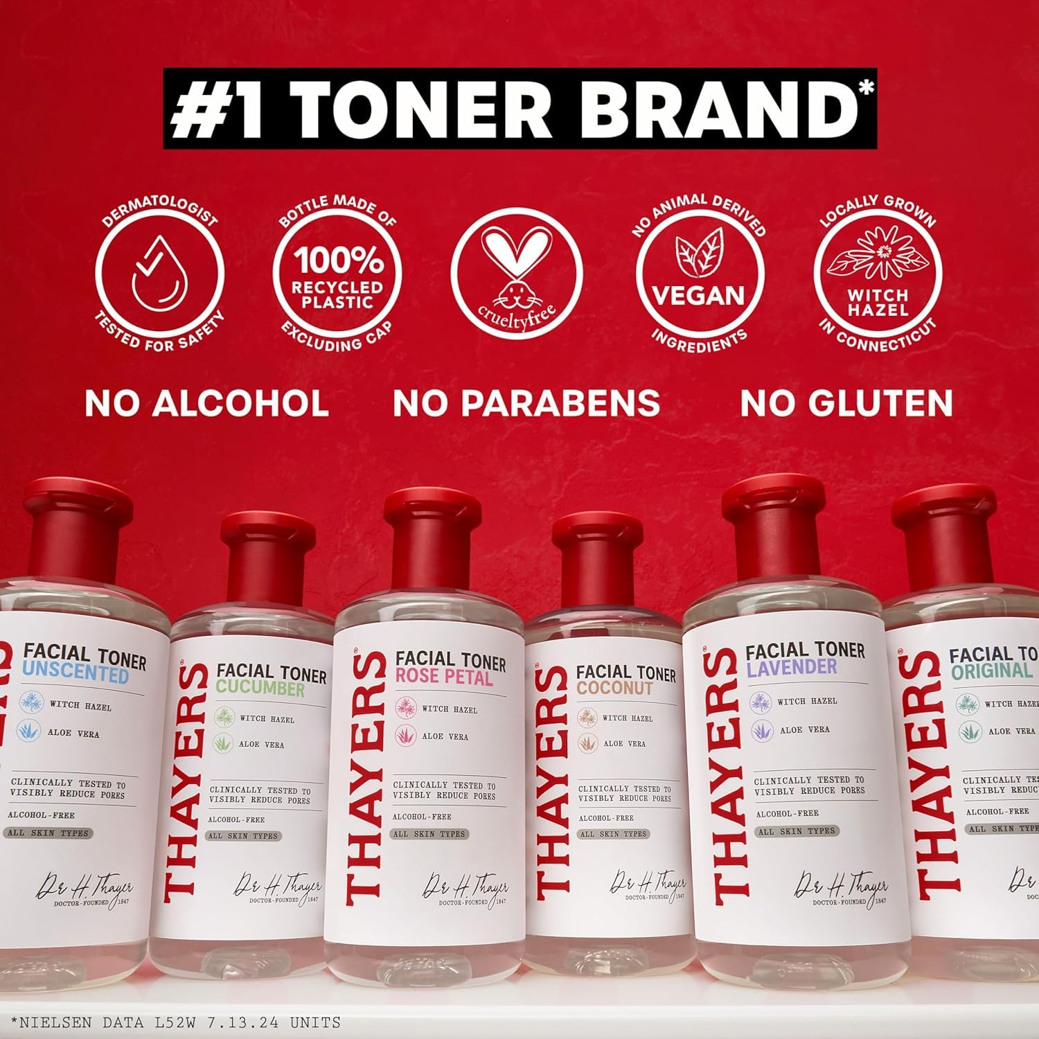 THAYERS Milky Face Toner Skin Care with Snow Mushroom Tremella and Hyaluronic Acid - Maple Wellness Supplements