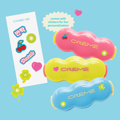 The Crème Shop Shimmer Pop Clip-On Lip Gloss | Korean Makeup, Cute Clip Accessory, Hydrating, Non-Sticky, Shea Butter, Hyaluronic Acid, Vitamine E- Nude Orbit - Maple Wellness Supplements