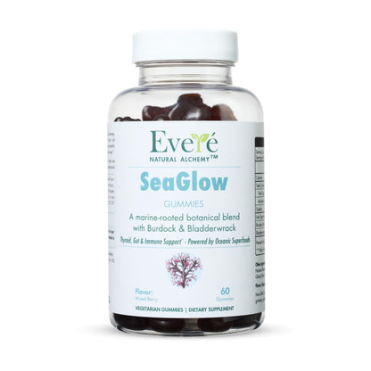The EverÉ Natural Alchemy Sea Moss with Bladderwrack & Burdock Root – Vegan, Plant-Based Gummies with Minerals & Botanicals – Mixed-Berry Flavor, Non-GMO & Gluten-Free - Maple Wellness Supplements