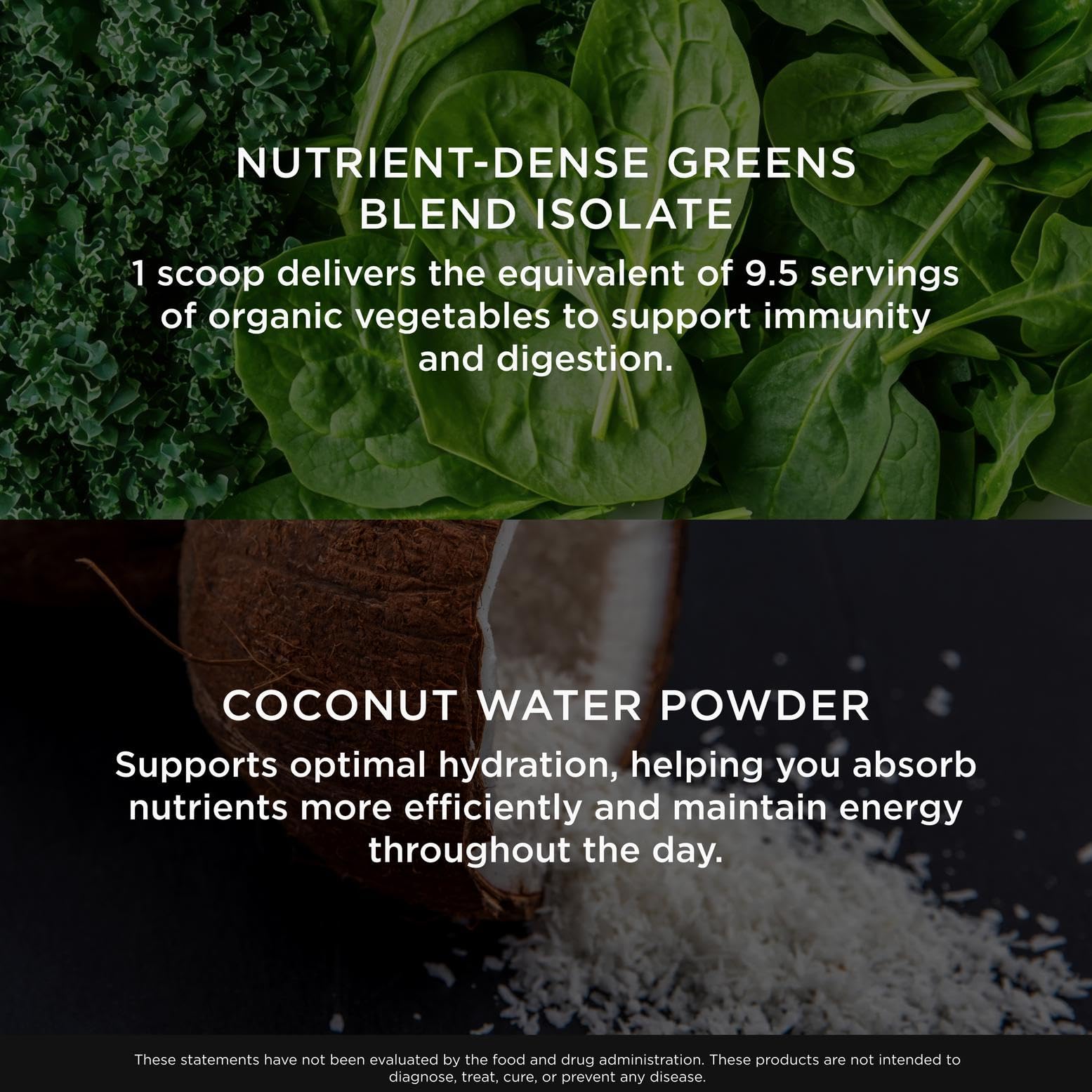 The Genius Brand Daily Superfood Greens - Organic Plant-Based Powder - Pineapple Flavor - Whole Food Blend with Greens, Fruits & Veggies - 30 Serving - Maple Wellness Supplements