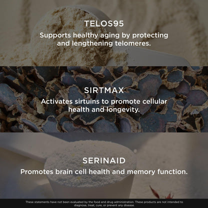 The Genius Brand Genius Eternal - Cellular Repair Supplement for Daily Clarity - Supports Brain Health, Endurance, Energy, Focus, Memory & Vitality - Non-GMO - 60 Veggie Capsules - Maple Wellness Supplements