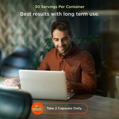 The Genius Brand Genius Eternal - Cellular Repair Supplement for Daily Clarity - Supports Brain Health, Endurance, Energy, Focus, Memory & Vitality - Non-GMO - 60 Veggie Capsules - Maple Wellness Supplements