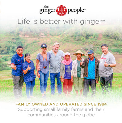 The Ginger People Ginger Rescue Digestive Wellness Lozenges (Soft) | Extra Strength - 800mg | Nausea, Upset Stomach, Motion Sickness - Maple Wellness Supplements