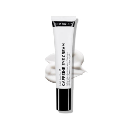 The INKEY List Caffeine Eye Cream, Reduce Eye Puffiness and Dark Circle, Blur Fine Lines, 0.5 fl oz - Maple Wellness Supplements