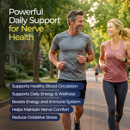 The Nerve Brand Neuropathy Support Gummies, 600 mg R Alpha Lipoic Acid Gummies with B1 B6 B12 and Lion’s Mane, Sugar Free Daily Nerve Health Supplement, 30 Day Supply - Maple Wellness Supplements