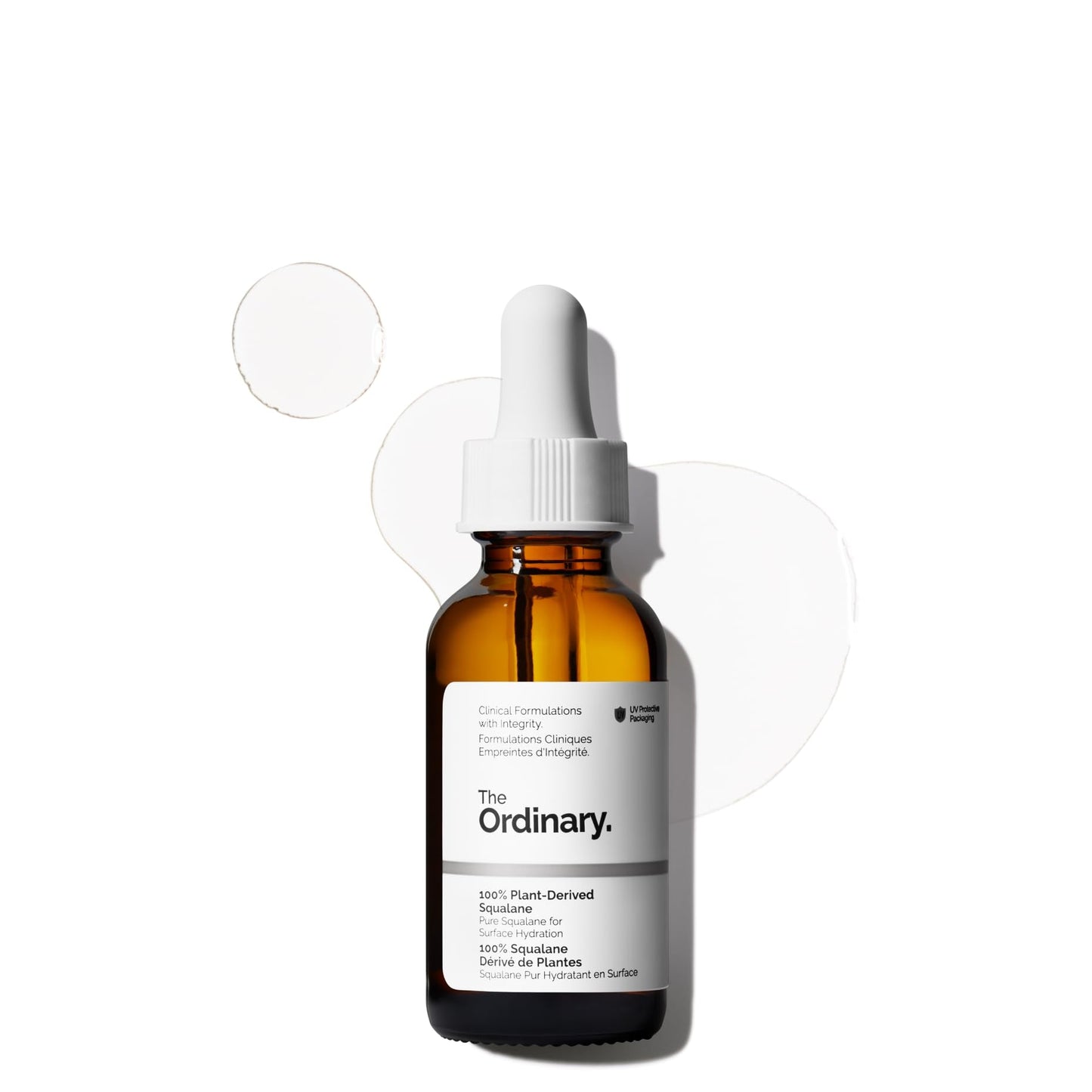 The Ordinary 100% Plant-Derived Squalane, for Skin and Hair, Lightweight Hydration, and Moisture Barrier Support, 1 Fl Oz - Maple Wellness Supplements
