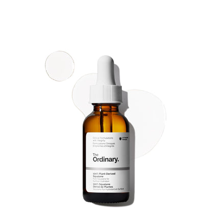 The Ordinary 100% Plant-Derived Squalane, for Skin and Hair, Lightweight Hydration, and Moisture Barrier Support, 1 Fl Oz - Maple Wellness Supplements