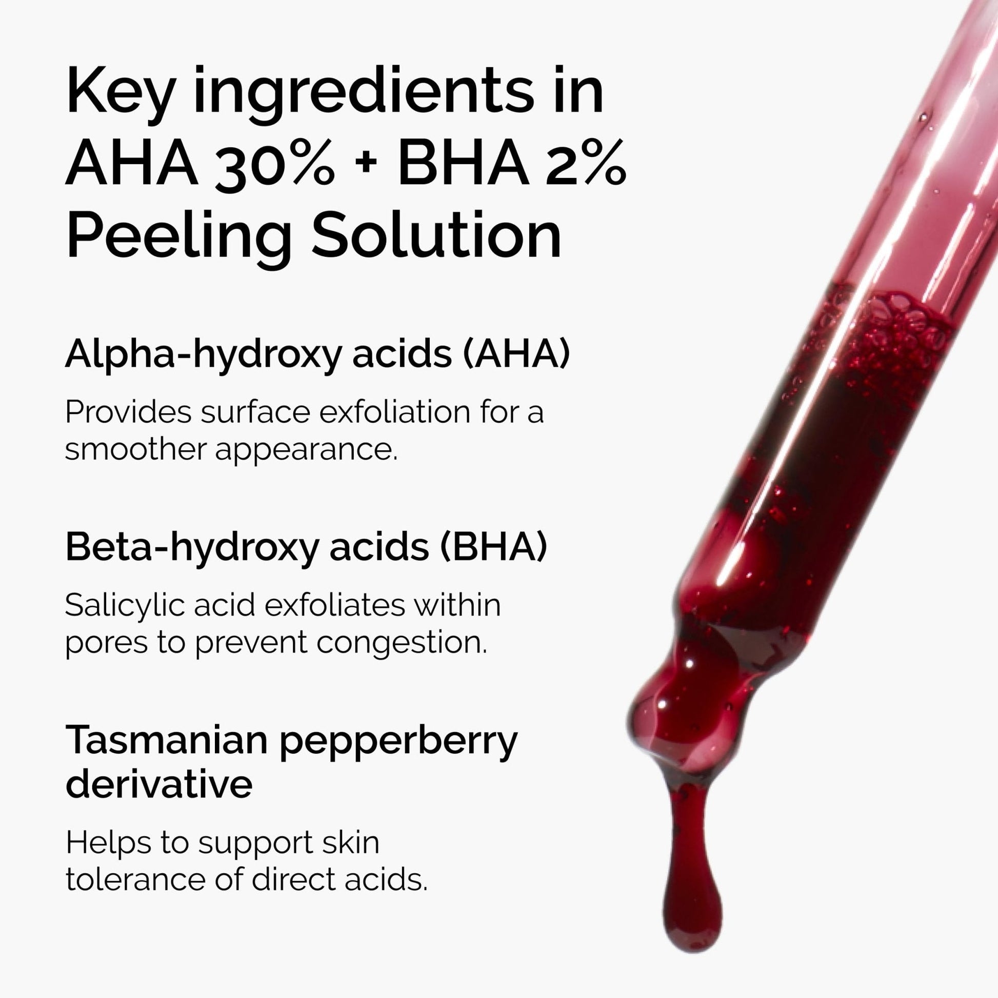 The Ordinary AHA 30% + BHA 2% Peeling Solution, Advanced Exfoliating Peel for Brighter Skin, 1 Fl Oz - Maple Wellness Supplements