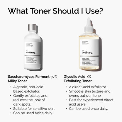 The Ordinary Glycolic Acid 7% Exfoliating Toner, Brightening and Smoothing Daily Toner - Maple Wellness Supplements