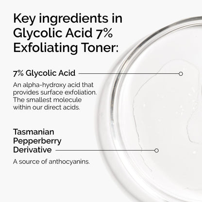 The Ordinary Glycolic Acid 7% Exfoliating Toner, Brightening and Smoothing Daily Toner - Maple Wellness Supplements