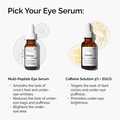 The Ordinary Multi-Peptide Eye Serum, Anti-Aging Formula for Crow’s Feet, Dark Circles & Puffiness, 0.5 Fl Oz - Maple Wellness Supplements
