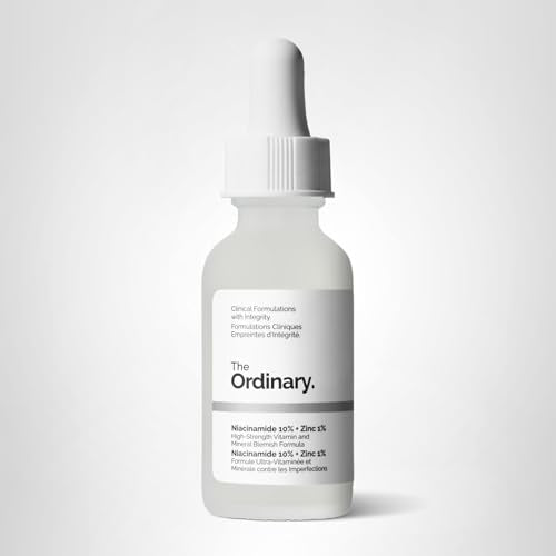 The Ordinary Niacinamide 10% + Zinc 1%, Smoothing Serum for Blemish-Prone Skin, 1 Fl Oz - Maple Wellness Supplements