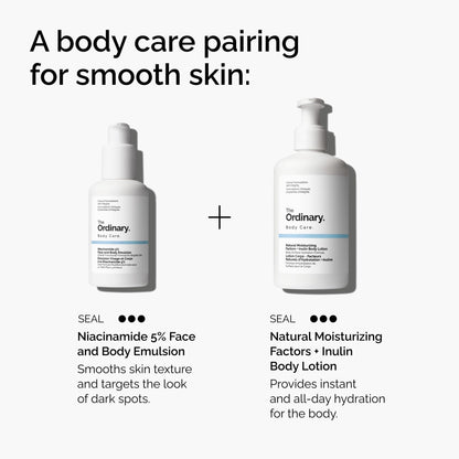 The Ordinary Niacinamide 5% Face and Body Emulsion, Dark Spot & Skin Tone Corrector, 3.4 Fl Oz - Maple Wellness Supplements