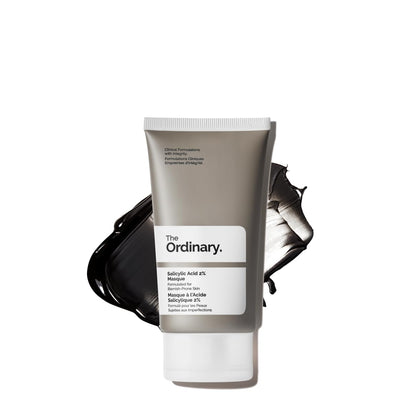 The Ordinary Salicylic Acid 2% Masque, Clarifying Charcoal & Clay Mask for Blemish-Prone Skin, 1.7 Fl Oz - Maple Wellness Supplements