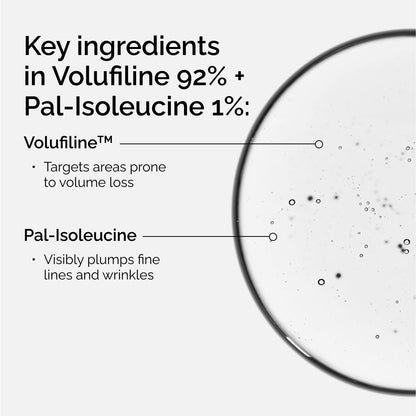 The Ordinary Volufiline 92% + Pal-Isoleucine 1% Plumping Anhydrous Serum, Facial Skincare for Loss of Volume, 0.5 Fl Oz - Maple Wellness Supplements